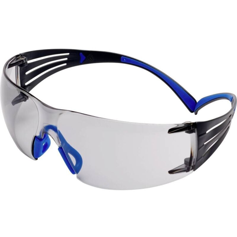 SF407SGAF-BLU surlunettes avec protection anti-buée bleu, gris din en 166, din en 170, din en 172 - 3M