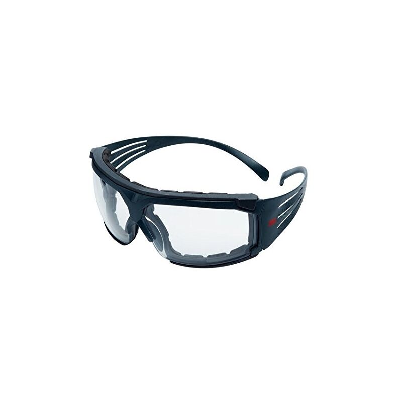 

3M Sf601Sgaf/Fi Gafas De Seguridad, Montura Gris, Inserto, Scotchgard Anti-Empañamiento, Lente Incolora, 1 Unidad/Caja