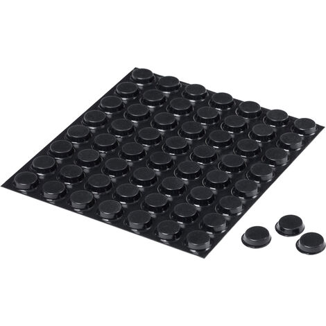 3M SJ 5012 MPBB Gerätefuß selbstklebend, rund Schwarz (Ø x H) 12.7 mm x 3.5 mm 56 St.