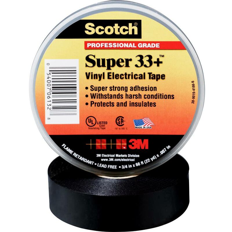 SUPER33+-25X33 Nastro isolante Scotch® Nero (l x l) 33 m x 25 mm 1 pz. - 3M