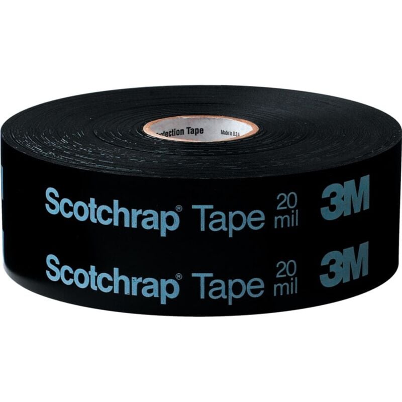 3M - T5125 Scotchrap 51 pvc Tape 25mm x 30.5m Black - Black