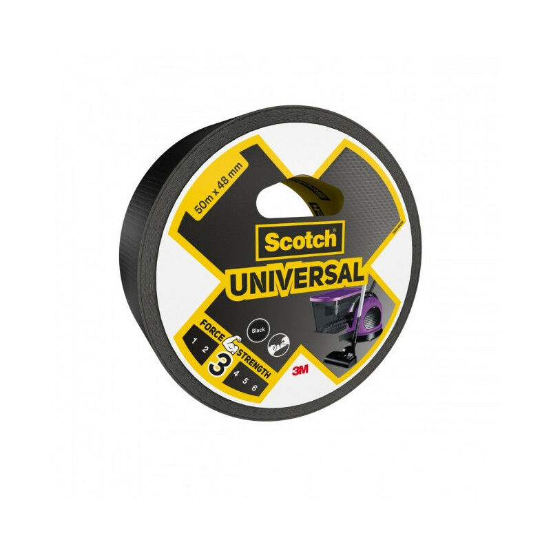 3M - Toile de réparation universal 50m x 48mm noir