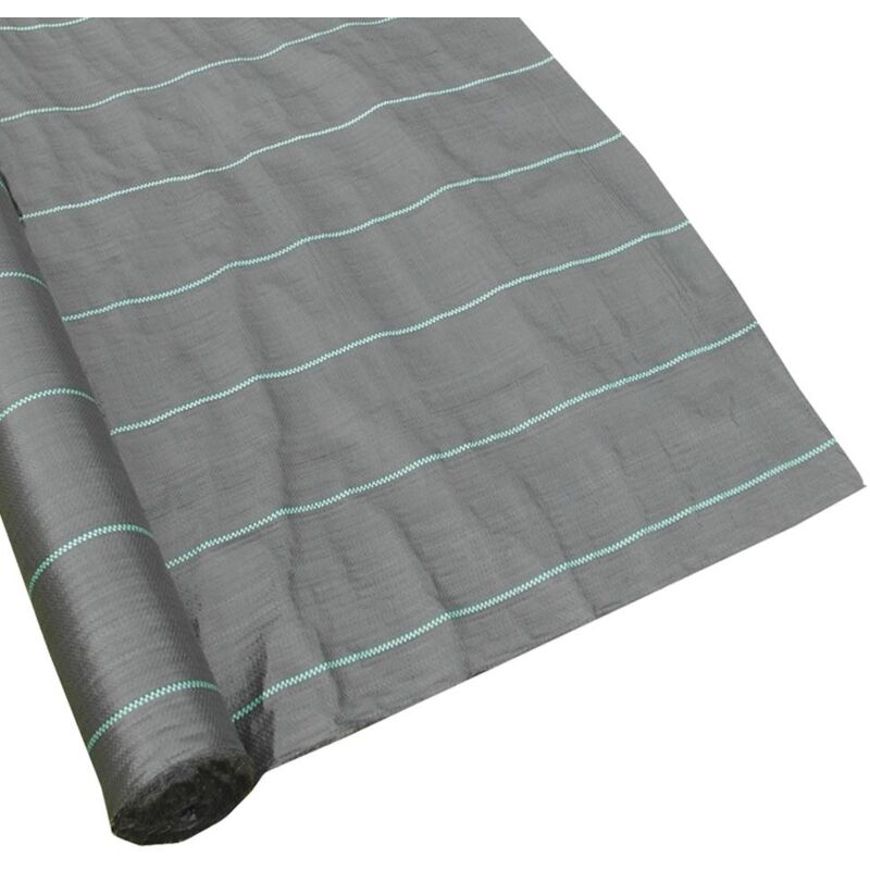3m x 10m Yuzet 100gsm Ground Cover Weed Control Fabric Driveway