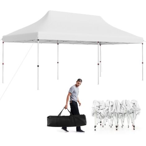 3M x 6M Pop-up Canopy Tent Folding Instant Sun Shelter w/ Carrying Bag