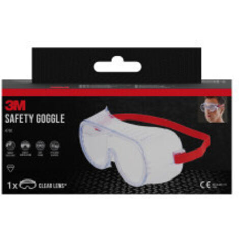 3M xA004837879 Lunettes de protection contre les chocs à ventilation directe 4700 C1