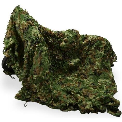 3M5M Filet de camouflage Jungle Armée Militaire Chasse Camping Jungle Forêt Camouflage Filet Camo