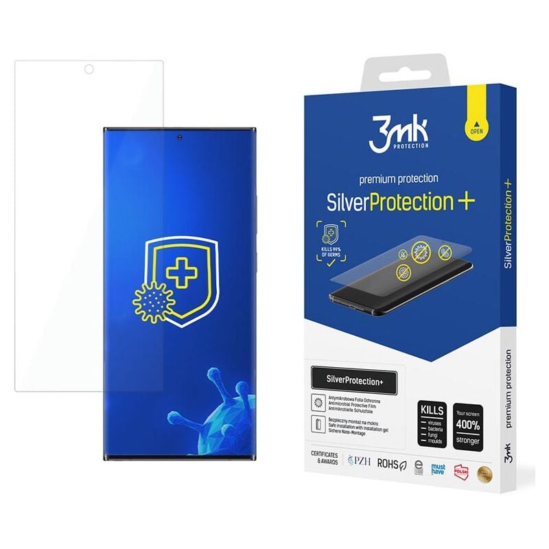 3mk Silver Protect+ - Film de protection pour Samsung Galaxy S22 Ultra