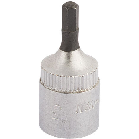 3mm 1/4 Square Drive Elora Hexagon Screwdriver Socket (11124)