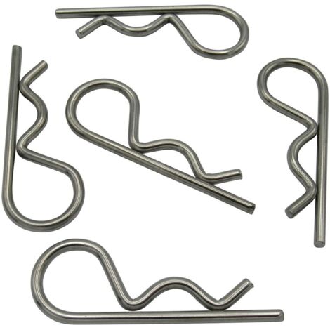 3MM Stainless Steel R Clips x5 (Beta Retaining Pins)