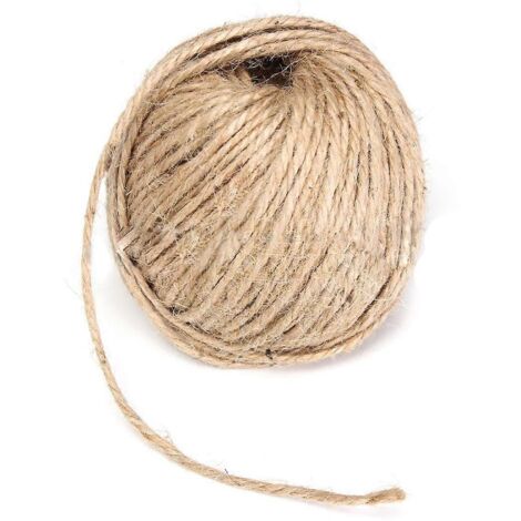 3MM Thick Brown Rustic Twine String Cord Rope For Hand Craft 50M--