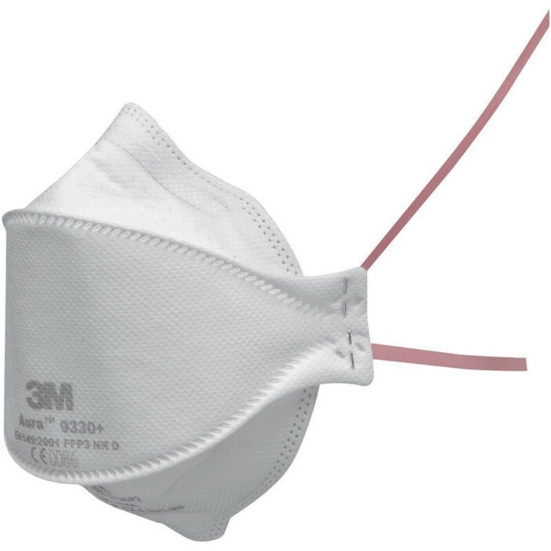 9330+ Masque anti poussières fines sans soupape FFP3 20 pc(s) en 149:2001 + A1:2009 din 149:2001 + A1:2009 - 3M