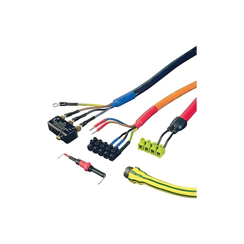 Gaine Thermo Rétractable 2:1 3,5 mm Diam Blanc 1m
