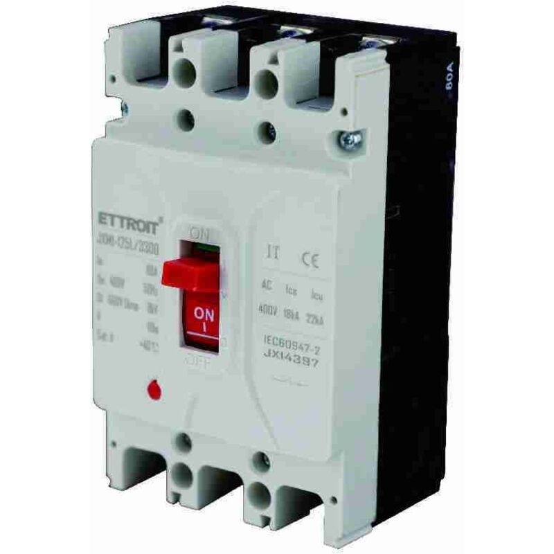 3P 80A 380V 22kA Disjoncteur de boîte magnétothermique