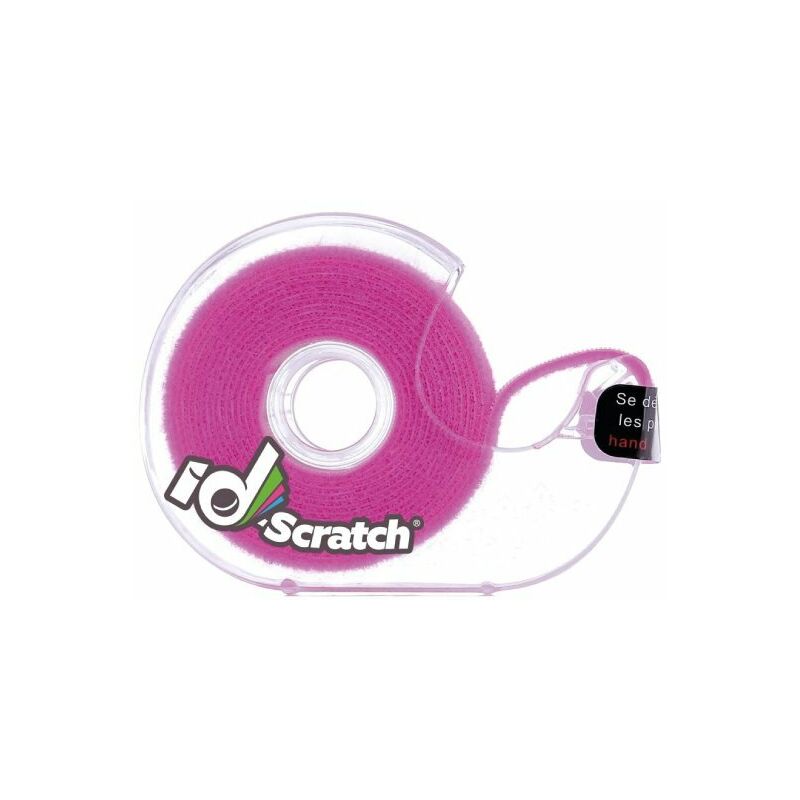 Image of Id-scratch nastro adesivo pre-tagliato rosa fluo in bobina da 2,5 m IDS-FP-BOX-2 - 3p Design