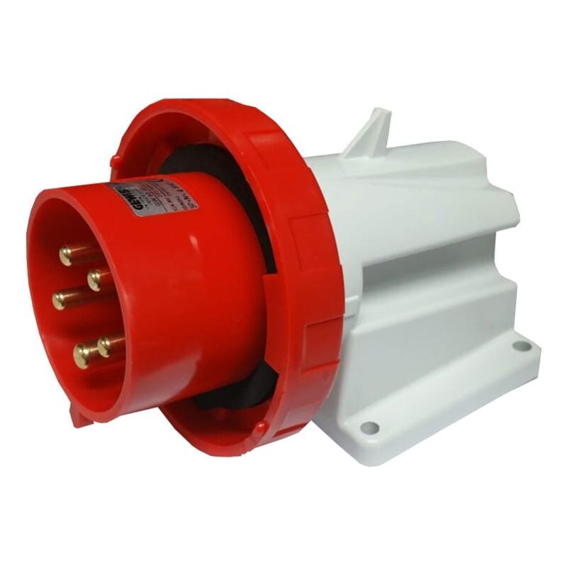 Gewiss - Prise murale fixe 3P+N+T 32A IP67 rouge 380V GW60442