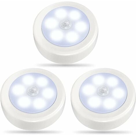 AMIR Motion Sensor Light, Cordless Battery-Powered LED Night Light,  Stick-Anywhere Closet Lights Stair Lights, Safe Lights for Hallway, Bathroom,  Bedroom, Kitch…