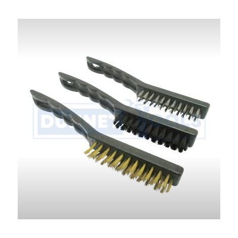 3PC 92 ASSORTED BRISTLE BRUSH SET