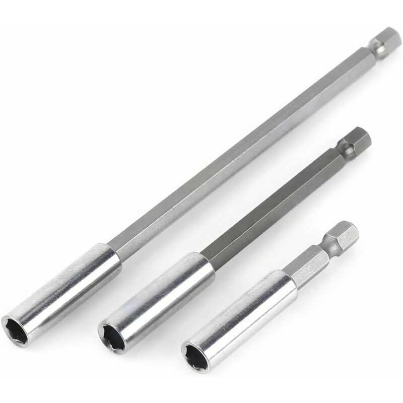 3Pcs 1/4 'cacciavite prolunga porta punte