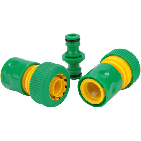 3Pcs 3/4 Hose Quick Connector Adapter for Home Garden Hose Repairing Tool