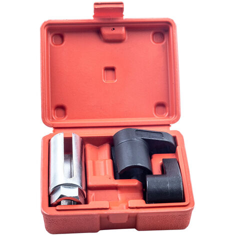 3PCS 3/8" 1/2" Inch 6 Point Oxygen Sensor Socket Kit Wrench Tool 30mm-50mm-80mm