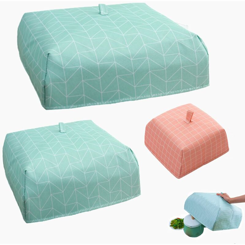 3PCS (3 Taille) Cloches Alimentaires Pliable Thermique Protection Couverture Alimentair Cloche Alimentaire Isotherme éloigner Les Insectes et Les