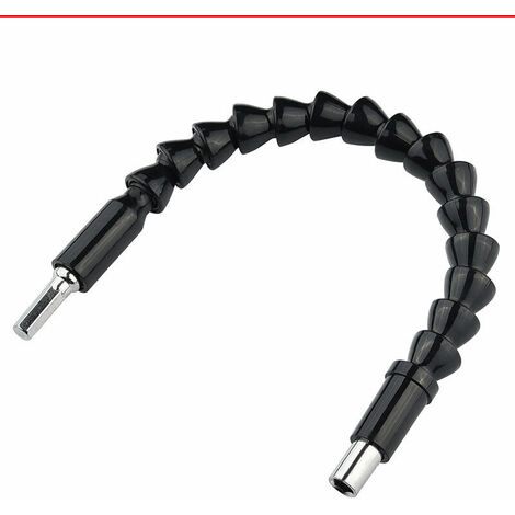 3pcs 300mm Arbre Flexible Universel Hexagonal Vissage Extension Rallonge pour Perceuse Visseuse Tournevis Electronique