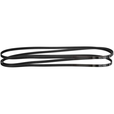 3Pcs 360XL 037 Timing Belt 180 Teeth Black Notched Rubber, 10mm Width, 5.08mm Pitch, Timing Belt for 3D Printer