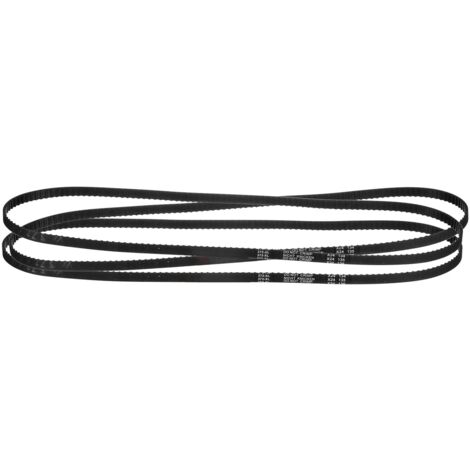 3Pcs 372XL 037 Timing Belt 186 Teeth Black Rubber Toothed Timing Belt, 10mm Width, 5.08mm Pitch, Timing Belt for 3D Printer