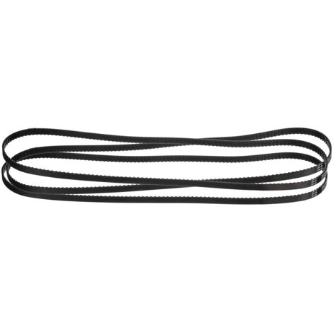 3Pcs 384XL 037 Timing Belt 192 Teeth Black Rubber Toothed Timing Belt, 10mm Width, 5.08mm Pitch, Timing Belt for 3D Printer