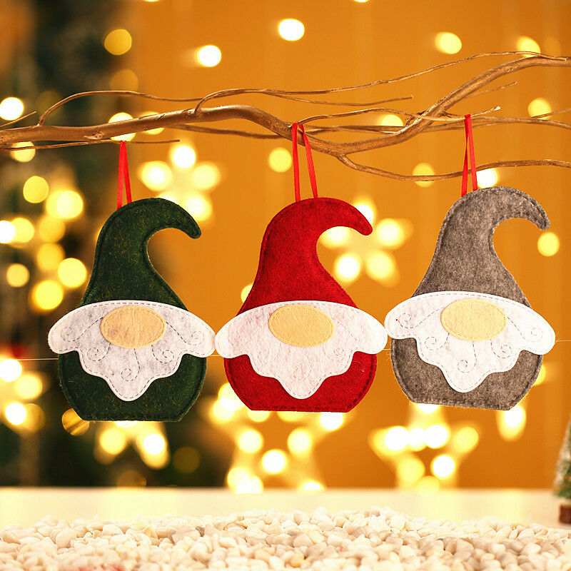 

3pcs Adorno colgante de Navidad Adornos colgantes decorativos para árboles de Navidad Adornos colgantes de muñeco de nieve de Navidad (Santa Claus)