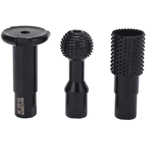 3PCS Angle Grinder Attachments M10 Rotary Sphere Burr Grinding Slotting Polishing Tools for Wood Plastic Fiber Board