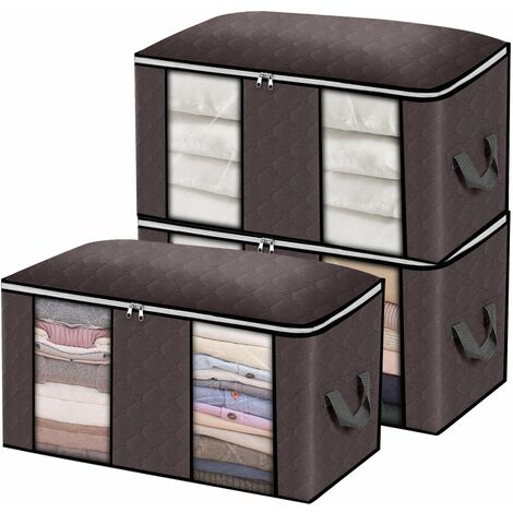 Tectake 2 sets de 6 cajas de almacenaje 33x23x12cm