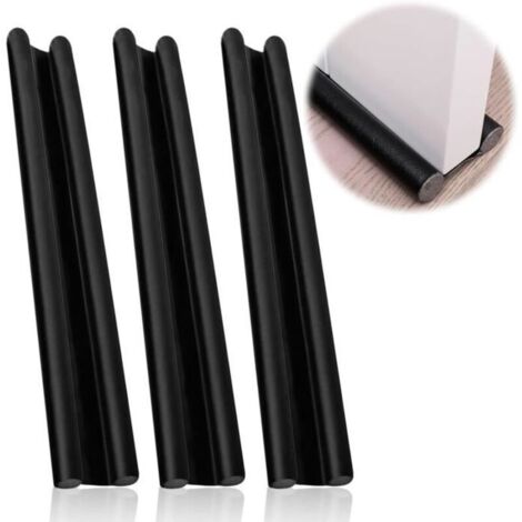 3pcs Boudin De Porte Double,96Cm Boudin De Porte Isolant Froid Boudin De Porte sous La Porte sous Bloqueur De Traction pour Porte