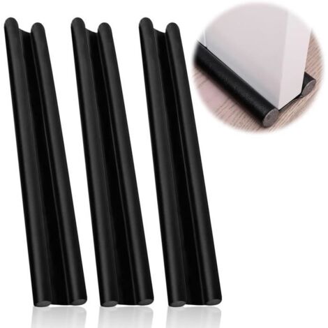 3pcs Boudin De Porte Double,96Cm Boudin De Porte Isolant Froid Boudin De Porte sous La Porte sous Bloqueur De Traction pour Porte