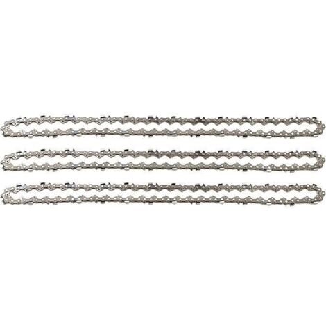 3pcs Chaînes de tronçonneuses 3/8\" 1,3 mm 56 maillons longueur de guide-chaîne 40 cm compatible avec Oregon Dollmar Einhell Makita