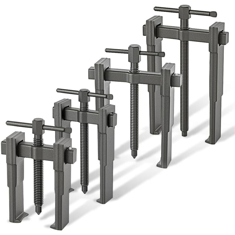 Xiiw - 4PCs Extracteur De Roulements à Deux Mâchoires, Extracteur Roulement en Acier, Mécanique à Deux Mâchoires Extracteur De Roulements, Outil