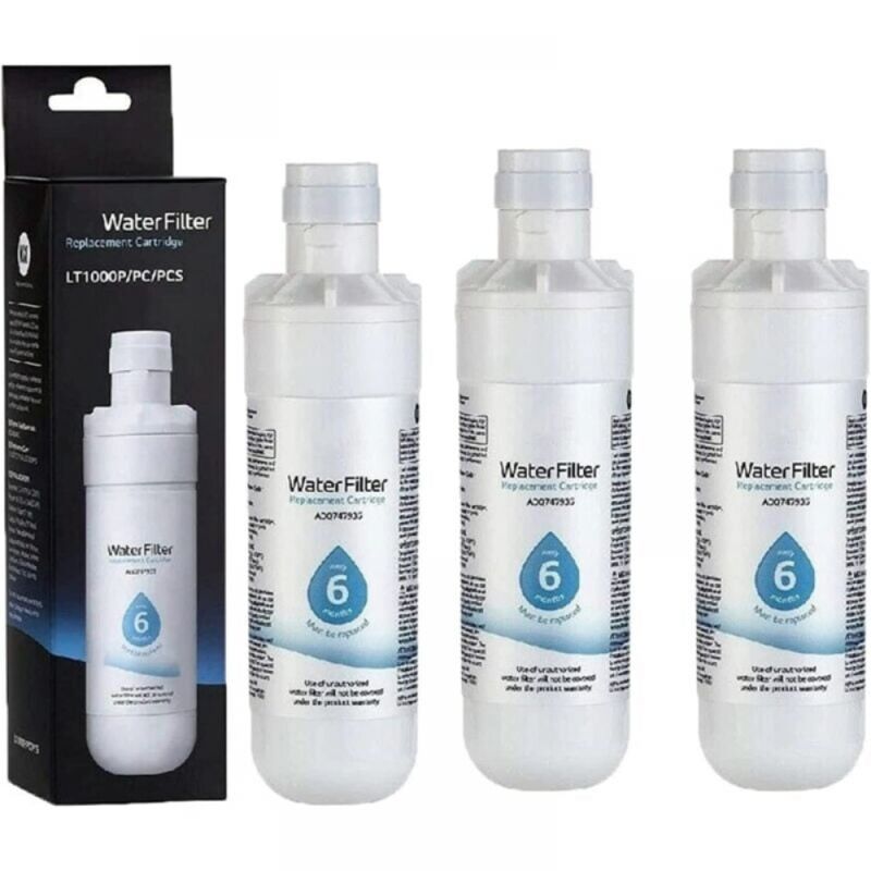 Cyslmuk - 3pcs Filtre à Eau pour Réfrigérateur ADQ747935, Remplacement pour LT1000P/PC/PCS, MDJ64844601, ADQ74793501, ADQ7479350