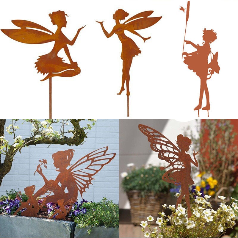 Csparkv - 3pcs-Girouette de jardin,Bassin et décoration de jardin