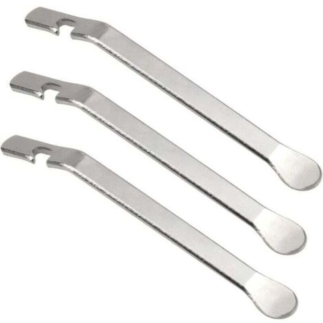 3pcs levier de pneu de vélo en métal - pelle à levier de pneu de tige - levier de pneu pour vélo