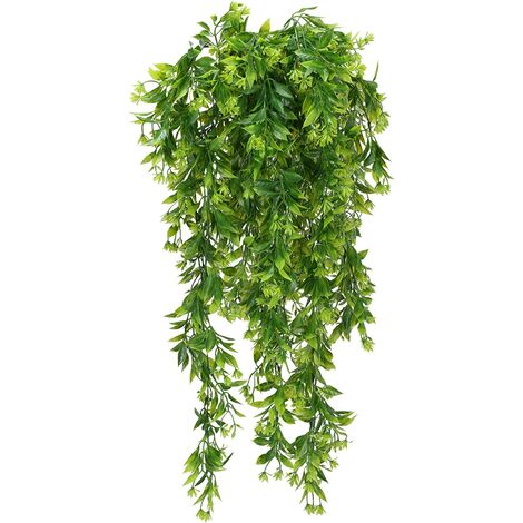 3pcs Lierre Artificielle Vigne Plante Artificielle Verte Plantes Guirlande Vigne Suspensionpour Décor Maison Mur Intérieur Extérieur Balcon Jardin Mariage Suspendus
