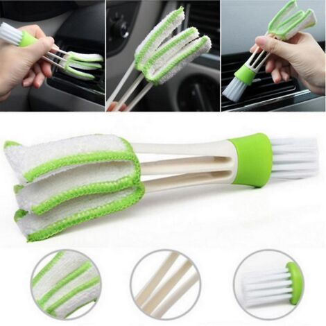 3pcs Mini Duster,  Double Extrmit En Microfibre Vent Plumeau Et Brosse, Pour Claviers D'ordinateur, Ventilateurs, Des Conditions De L'air, Prises