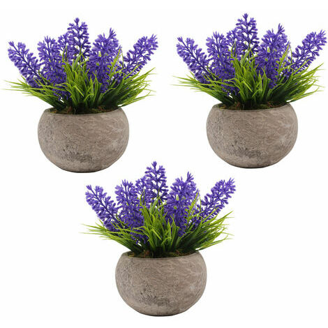 3Pcs Mini Plantes Artificielles En Pot Faux Herbe Verte Pot Simulation Verdure Decor pour La Decoration De Bureau De Bureau a Domicile, modele: 5