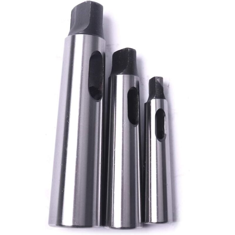 Adaptateur de réduction de douille de foret conique Morse 3PCS pour tour de fraisage