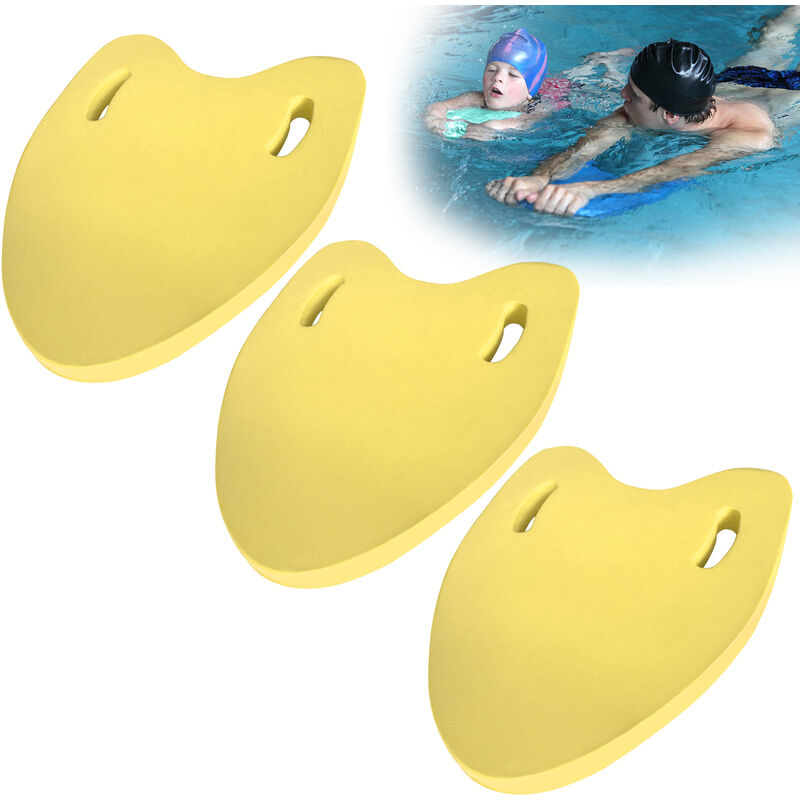 

Asupermall - Tablero del flotador de la natacion de Kickboard EVA de la natacion 3pcs, ayuda del entrenamiento de la natacion, Amarillo, forma A 3