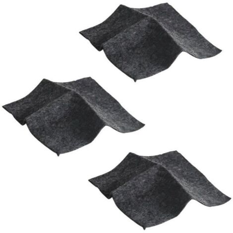 3pcs outil de réparation de rayures de voiture rayures décapant surface de tissu nano chiffon noir