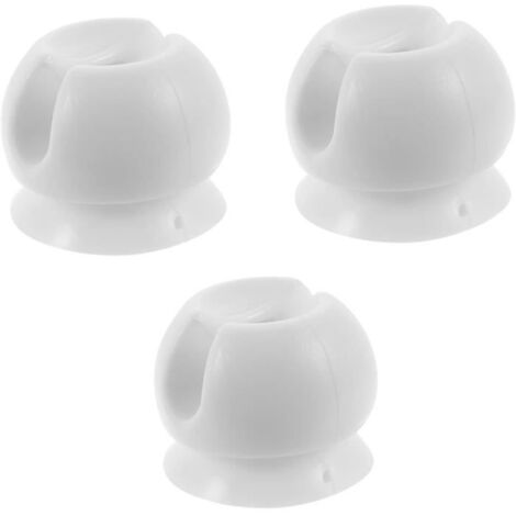 3PCS Porte Brosse À Dents Mural, Brosse Dents Support Ventouse, Porte-Brosse À Dents avec Ventouse, Support Mural Multifonction