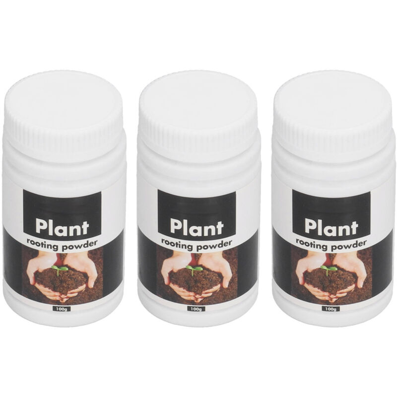 3PCS Poudre d'enracinement 3.5oz avec acides aminés pour plantes et fruits, hormone de bouturage pour jardin domestique