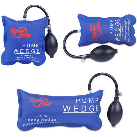 3PCS Pump Wedge Air Wedge Alignment Tool Inflable Coussin de Montage Universel Pompe à air Gonflable Shim Air Coussiné Puissant Outils à Main Bricolage