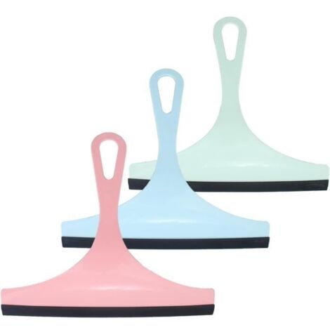 3Pcs Raclette de Douche,Raclette Vitre,Raclette Salle De Bain,pour Salle de Bain,Porte en Verre,Miroir,Fenêtre,Carrelage,Sol