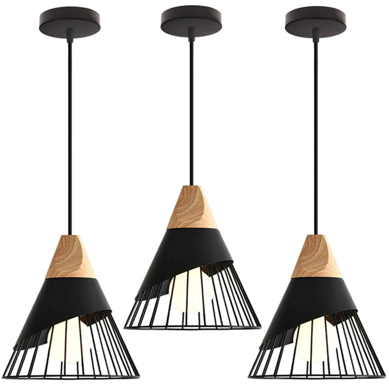 Image of 3PCS Retro Metal Pendant Lights Metal&hellip;